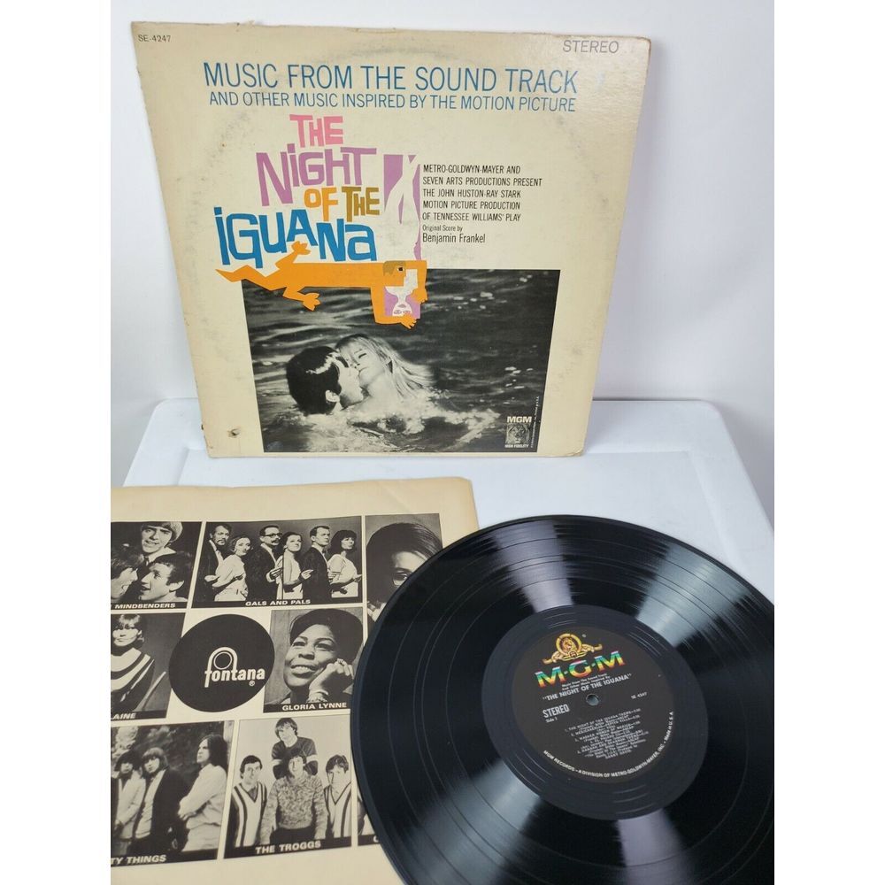 The Night of‎ the Iguana Movie Soundtrack Vinyl LP Record